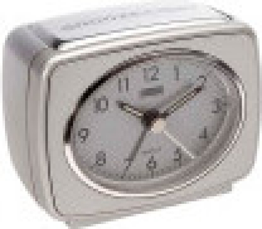 Quartz Vekkerklokke Analog Sølv