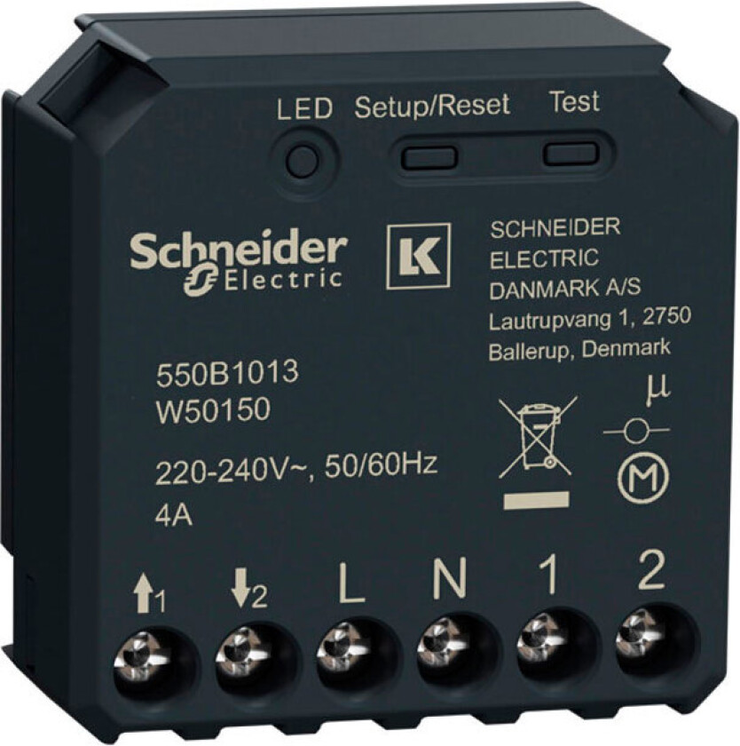 Wiser wireless build-in shutter control (puck)