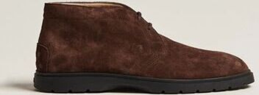 Polacchino Chukka Boots Dark Brown Suede