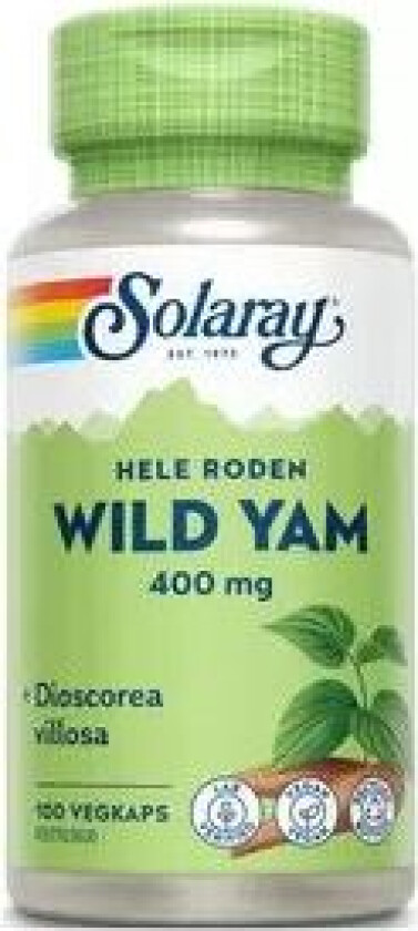 Wild Yam Rot - 100 Kapslar