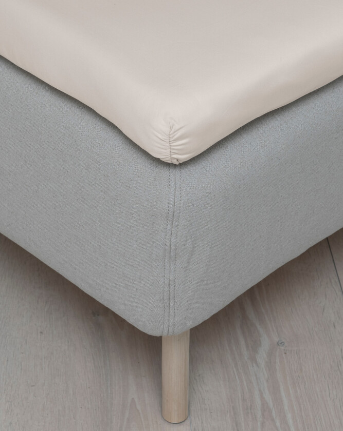 Konvoluttlaken sateng lys beige
