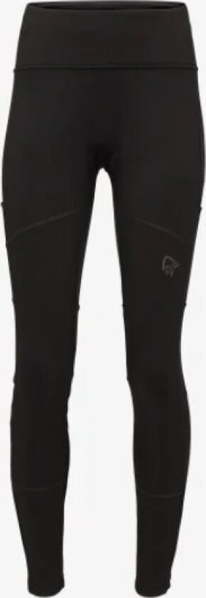 Women's Femund Warmwool Flex2 Tights Caviar M, Caviar