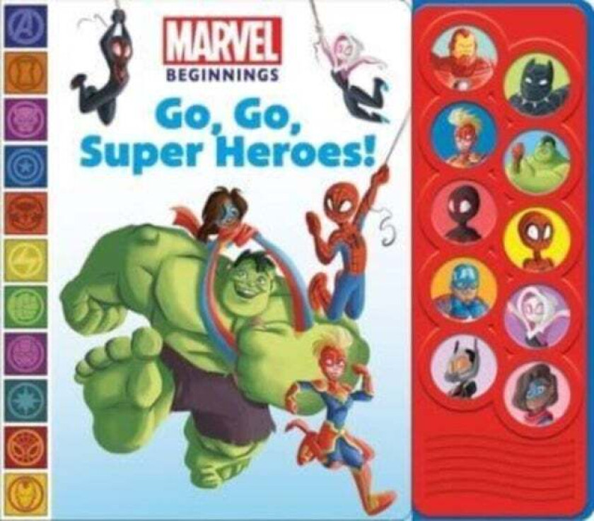 Marvel Beginnings Go Go Supernheroes Sound Listen & Learn Av P I Kids