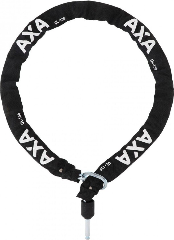 ULC-130 Plug-in chain Black, Automatic click in, hardened steel shackels, strong polyester sleeve, Ø5,5 mm, 130 cm, Only for Block