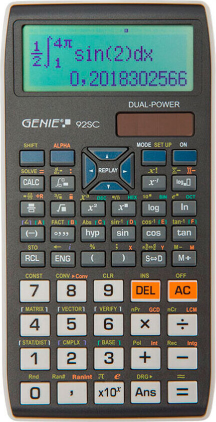 92 SC - Utskriftskalkulator - LCD - 12 sifre