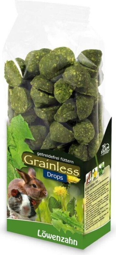 Jr Grainless Drops Løvetann 140g