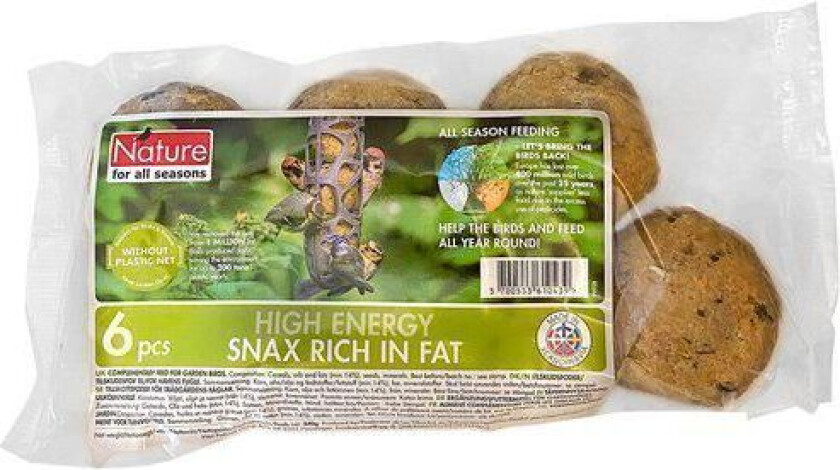 Nature Meisebolle 6pk