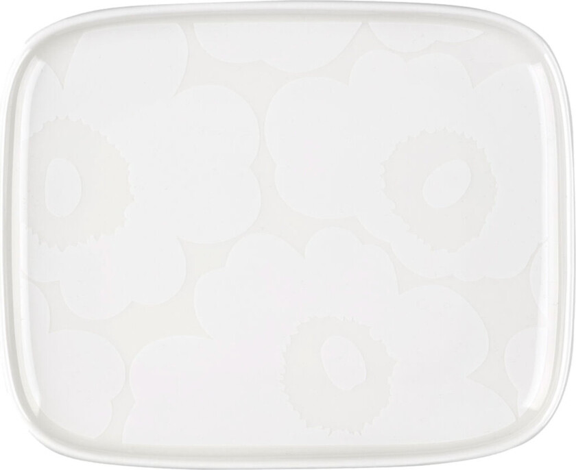 Unikko tallerken 12x15 cm White