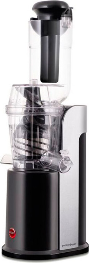 ELDOM Slow juicer, 250 W, støjsvag, 2 motorretninger, sort