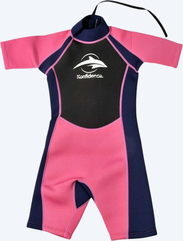 våtdrakt til barn - Shorty (3 mm) - Rosa