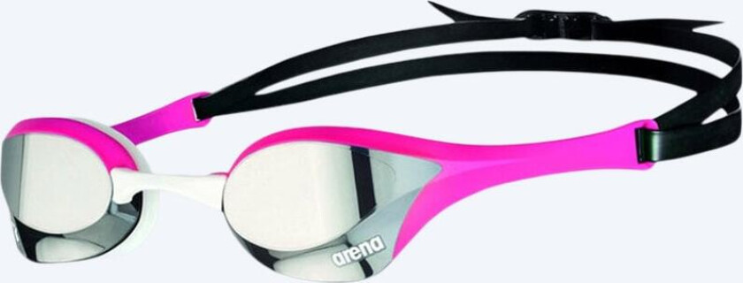 Elite svømmebriller - Cobra Ultra SWIPE Mirror - Rosa (Sølv mirror)