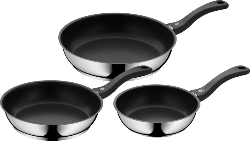 Devil fry pan 20+24+28 cm set bakelite handle