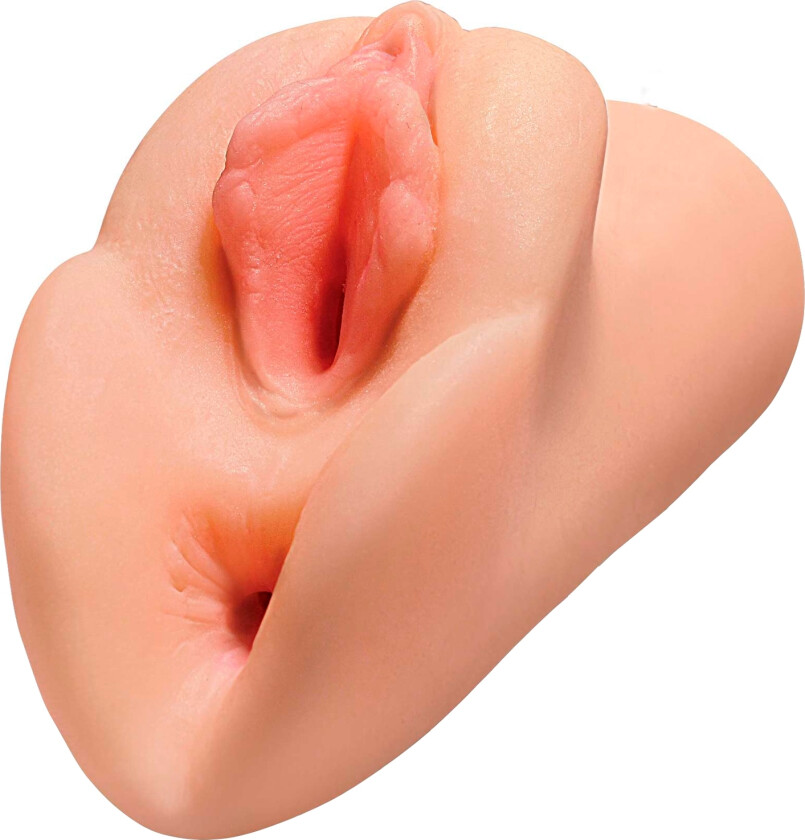 Plus Perfekt Vagina Dobbel Stroker - Beige