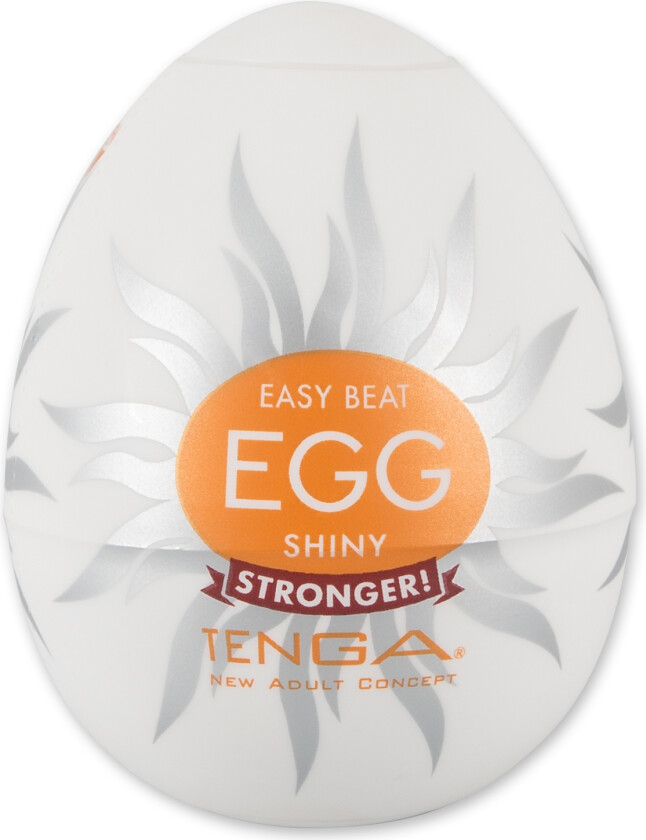 Egg Shiny Masturbator      - Hvit
