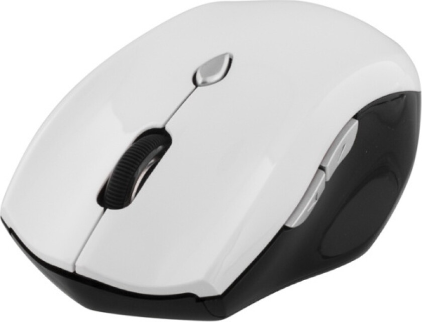 Wireless Optical Mouse black/white - Mus - Optisk - 5 - Svart