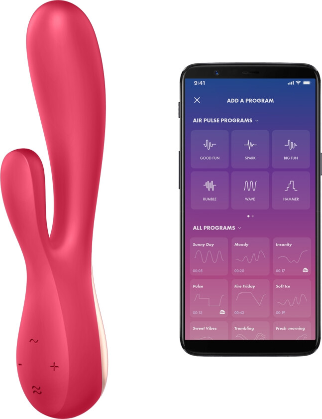 Mono Flex Rabbitvibrator - Rosa
