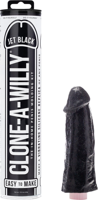 DIY Homemade Dildo Clone Kit Jet Black - Svart