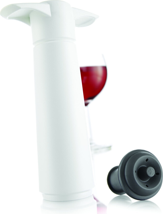 Vacuvin® Wine Saver Blister + 1 x Vinprop - Hvit