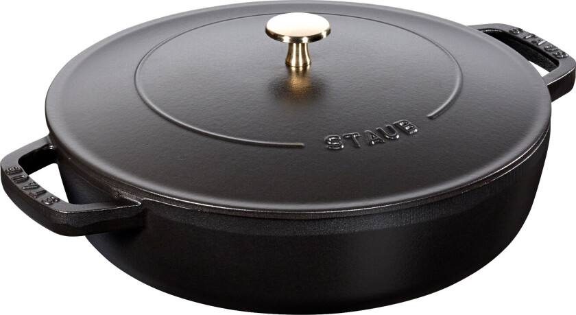 Chistera sautépanne Ø 28 cm / Sort