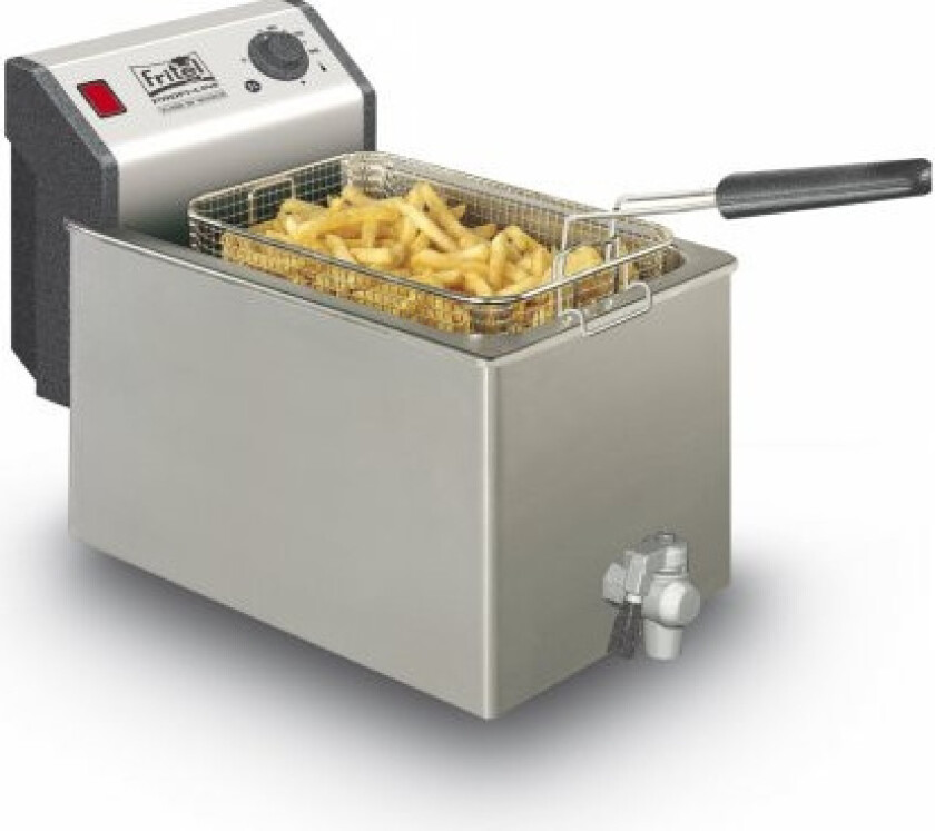 FRITEL TURBO SF 4620 - Dypsteker - 8 liter - 3.3 kW - rustfritt stål