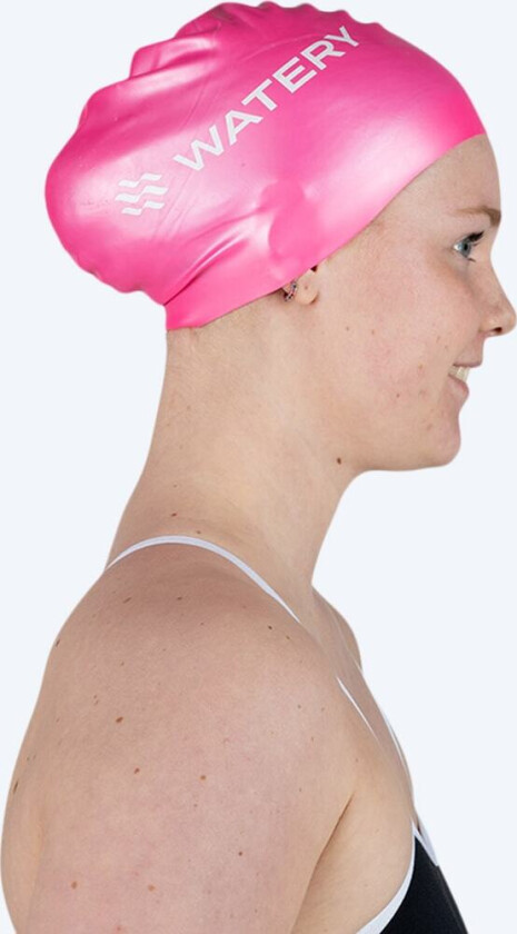 badehette til langt hår - Signature - Rosa