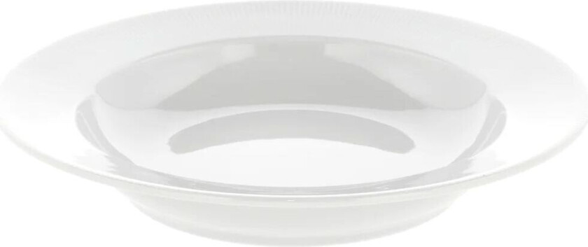 Eventail dyp tallerken med kant Ø22 cm Hvit