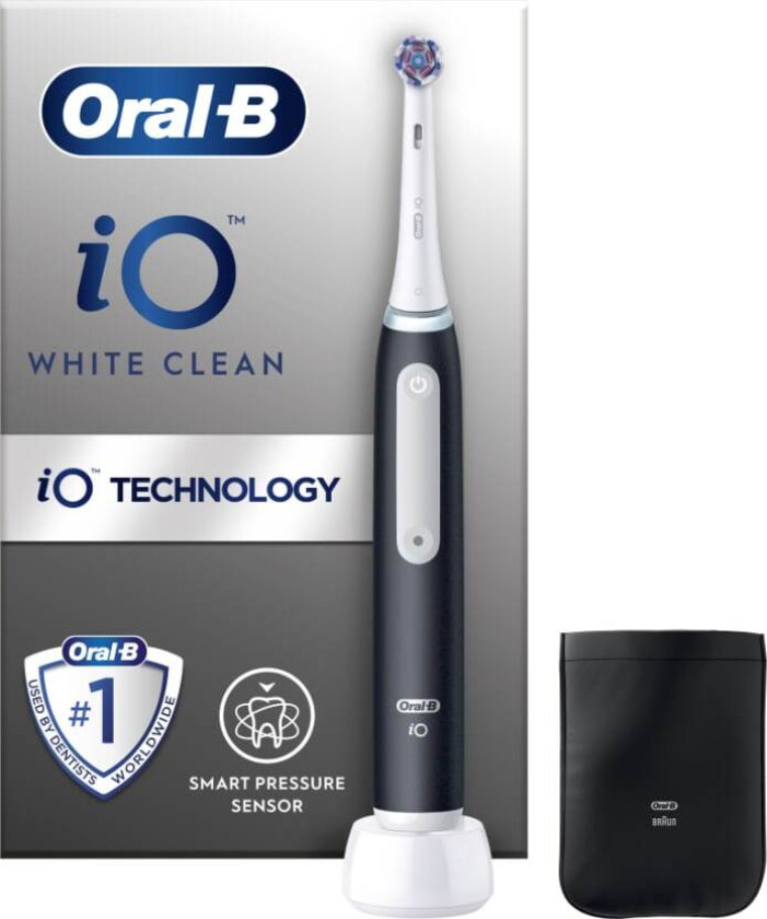 iO White Clean elektrisk tannbørste 117753 (sort)