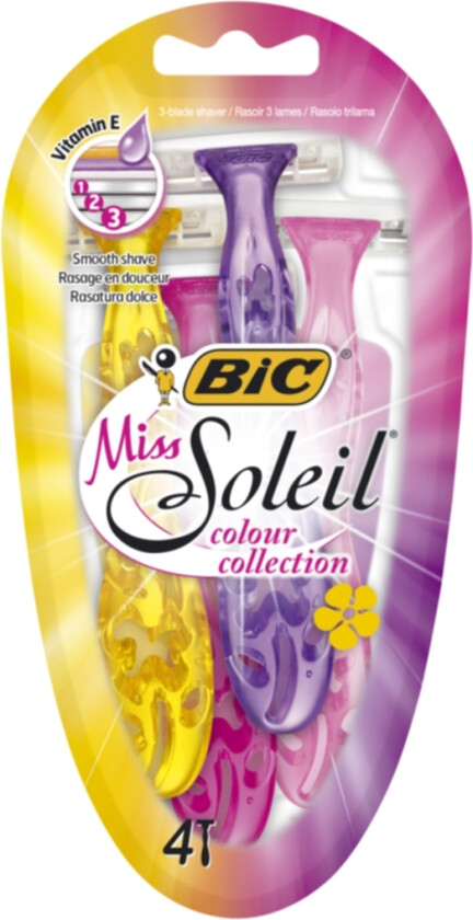 Bic Miss Soleil Colour Collection 4-pack 4 stk.