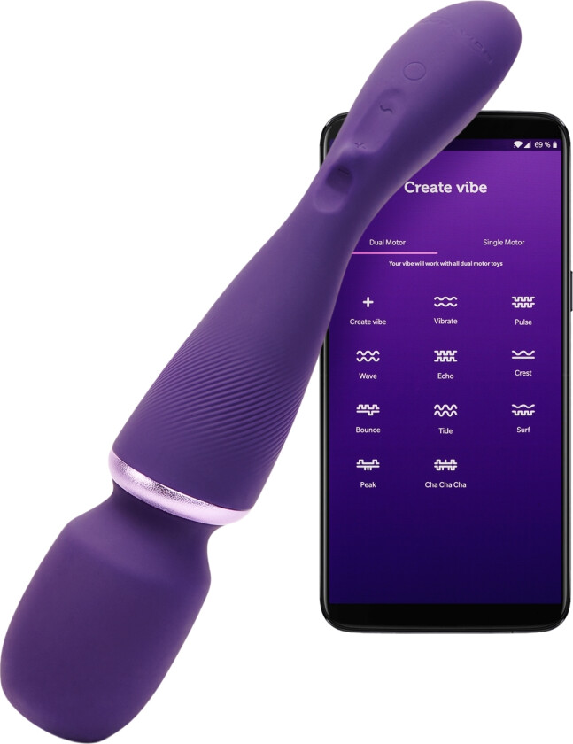 Wand med Tilbehør - Lilla