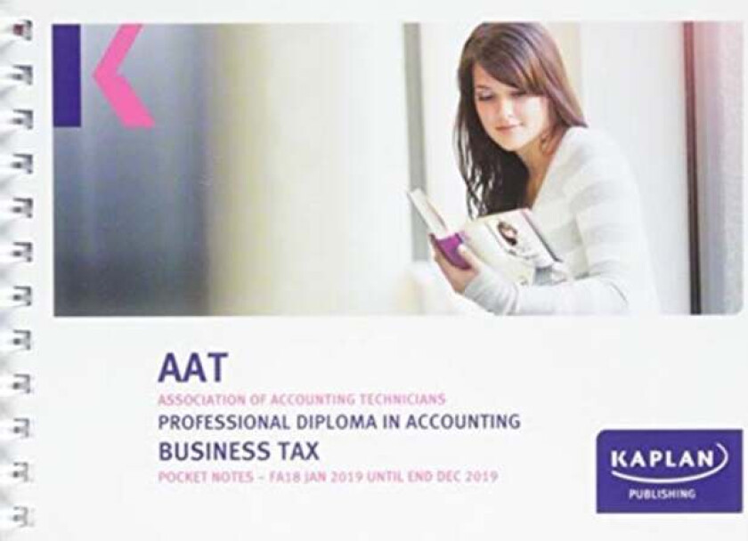 BUSINESS TAX (FA18) - POCKET NOTES av KAPLAN PUBLISHING