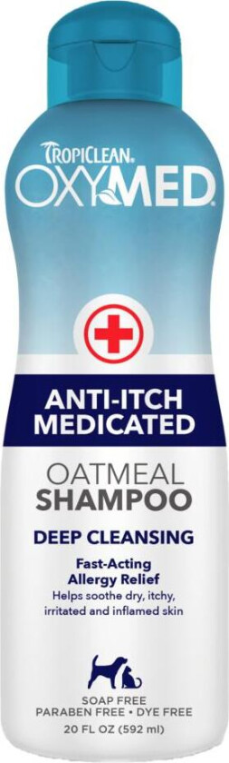 OxyMed Kløestillende Shampo for hund og katt