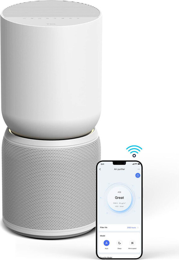 TCL Breeva A5W Luftrenser m/HEPA (360 gr.)