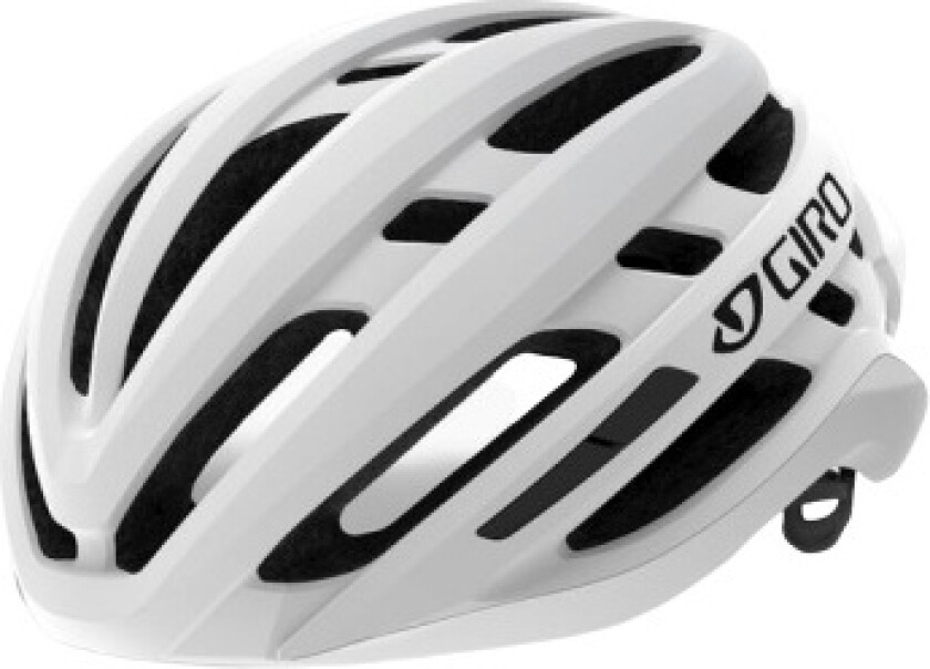 Unisex Agilis Mips Matte White M, Matte Hvit