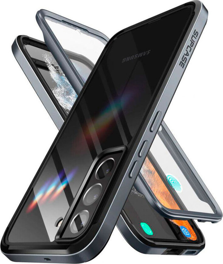 UB Edge Pro Samsung Galaxy S22-deksel (foran/bak) svart