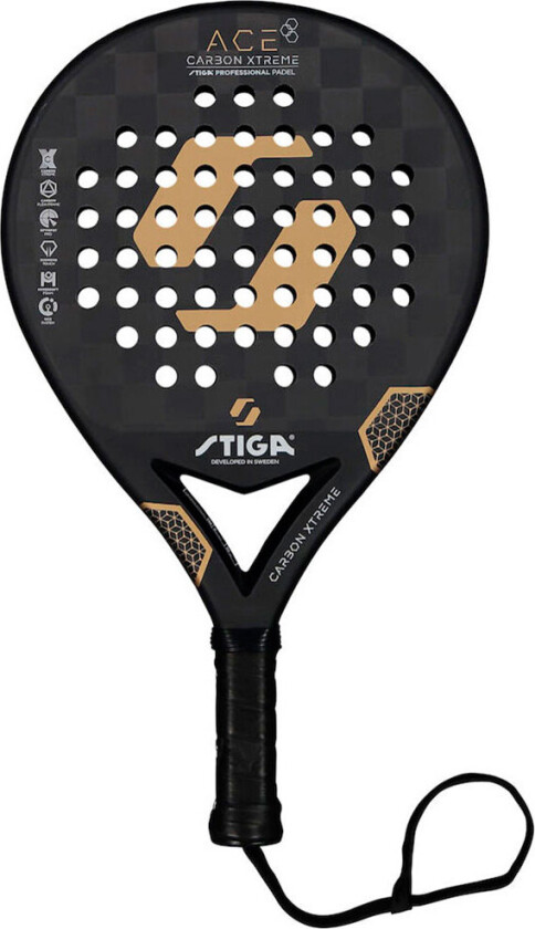ACE Padel Bat (Rund) Svart/Beige