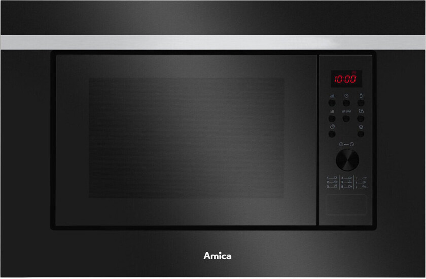 Amica AMGB20E2GB F-TYPE mikrobølgeovn m/grill 700W (20 liter)