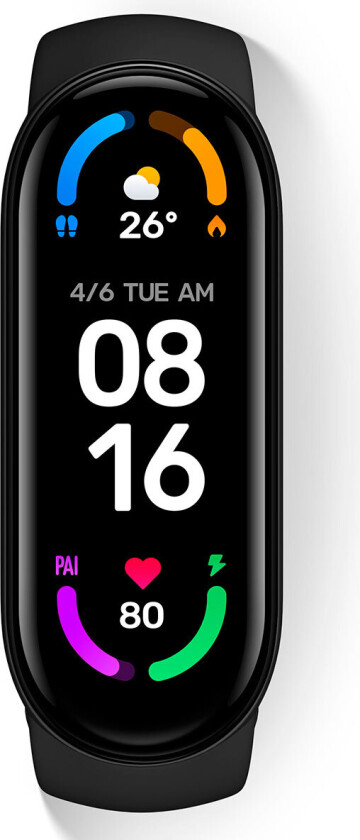 Mi Smart Band 6 NFC 1.56tm - Svart
