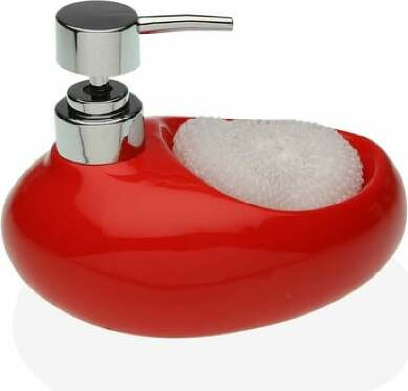 Såpedispenser Versa Red Scouring Ball Ceramic (16,5 x 16 x 10,5 cm)