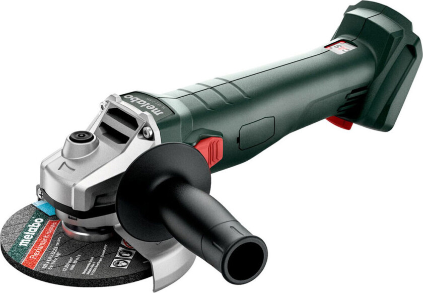 Metabo W 18 7-125 batteri vinkelsliper uten batteri (18V)