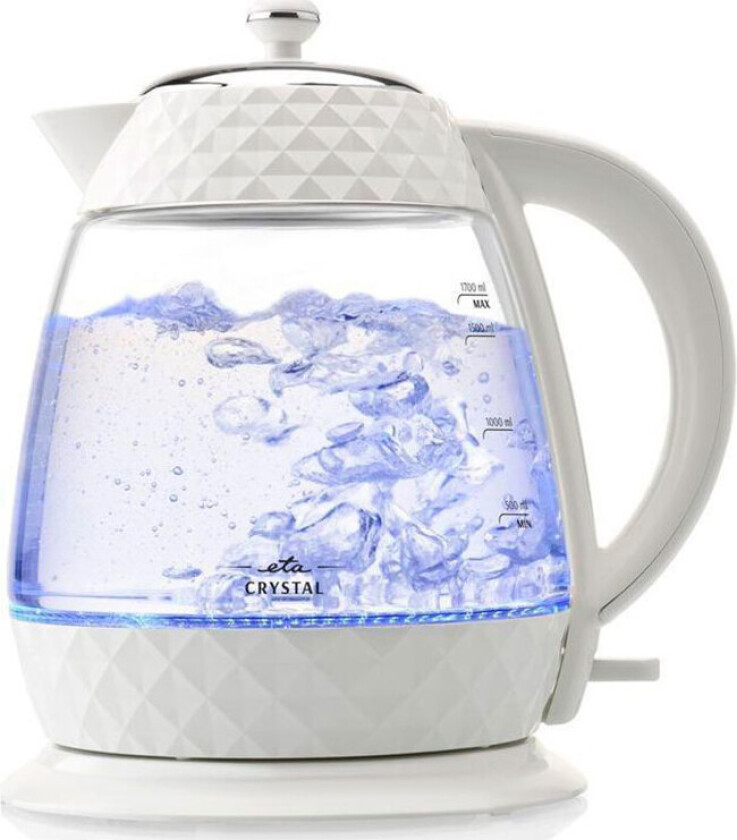 ETA Crystal Electric Vannkoker 1,7 liter (2200W) Hvit