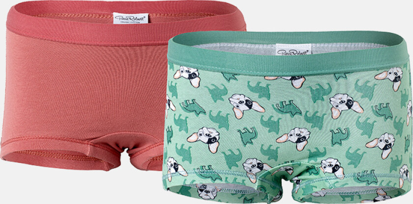 Boxer Cotton Kids Light Green- Mahogny 98-104