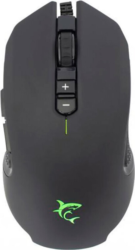 White Shark GM-5011 Gaming Mus m/8 knapper (6400DPI) Svart