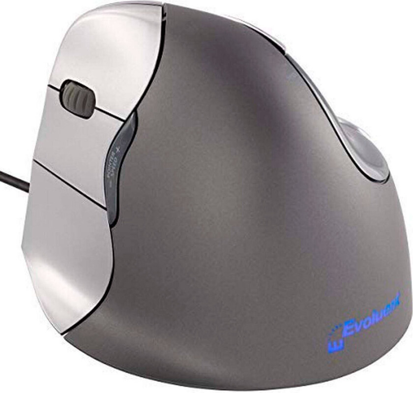 Verticalmouse 4 Left Kablet Vertikal Mus Grå, Sølv