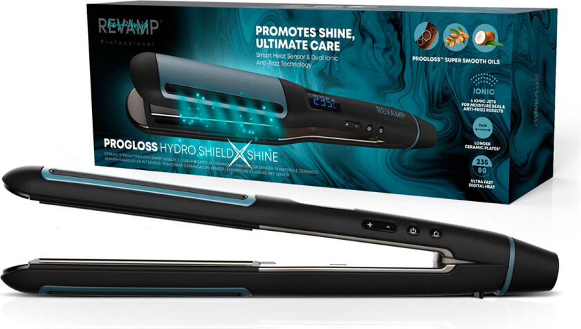 Revamp ST-1800-EU Progloss Hydro Shield Shine Keramisk rettetang (235 grader)