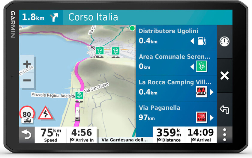 Camper 890 MT-D GPS-navigasjon t/bobil - 8tm (verden)