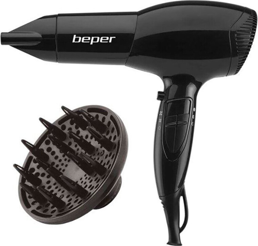 Beper hårføner m/diffuser (2000W)