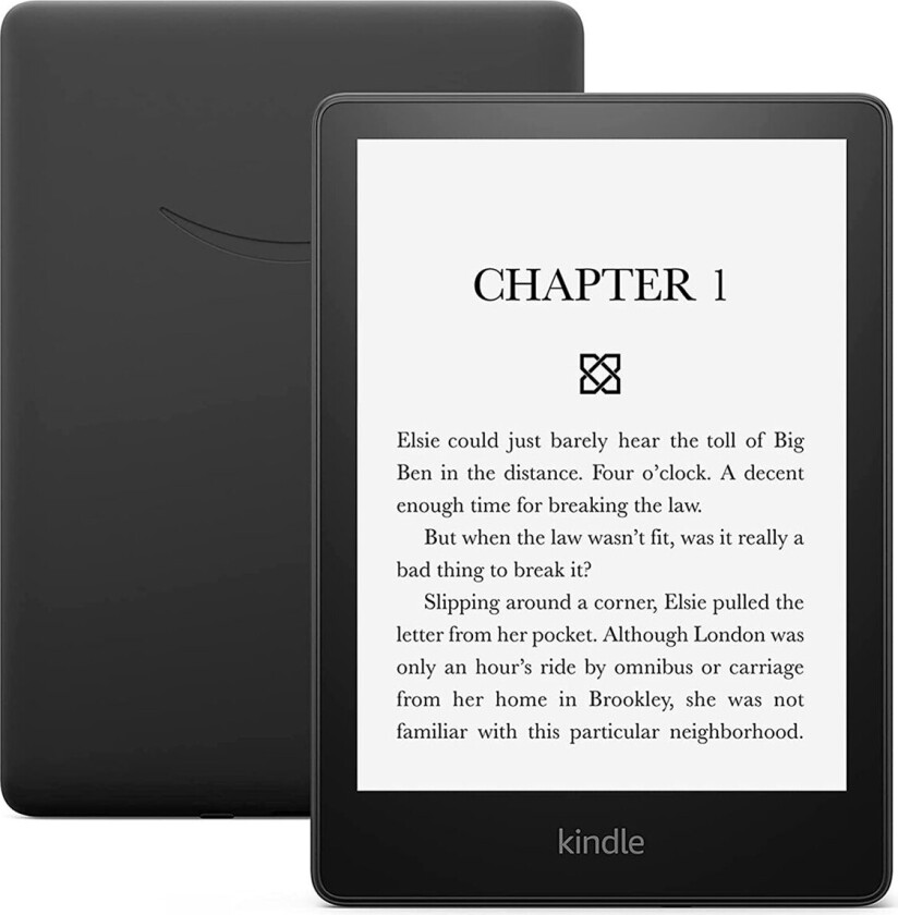 Kindle Paperwhite 11 WiFi e-bokleser 6,8 tm m/reklame (8 GB) Svart