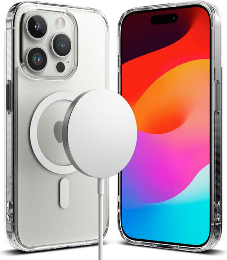 Ringke Fusion Magnetic MagSafe-deksel til iPhone 14 Plus (TPU) Matt Clear