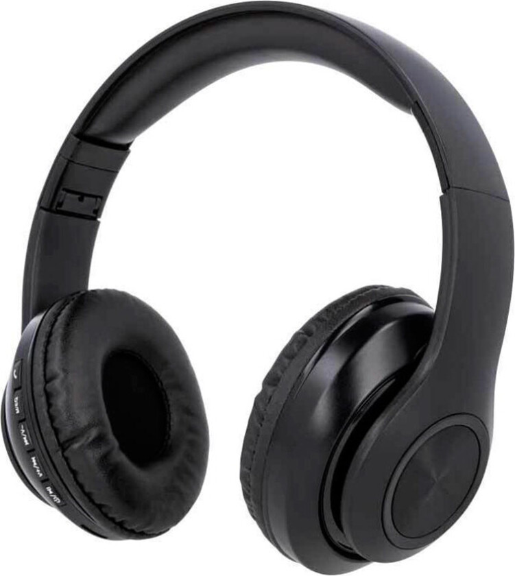 Setty Trådløs Hodetelefon m/FM-radio (Bluetooth) Svart