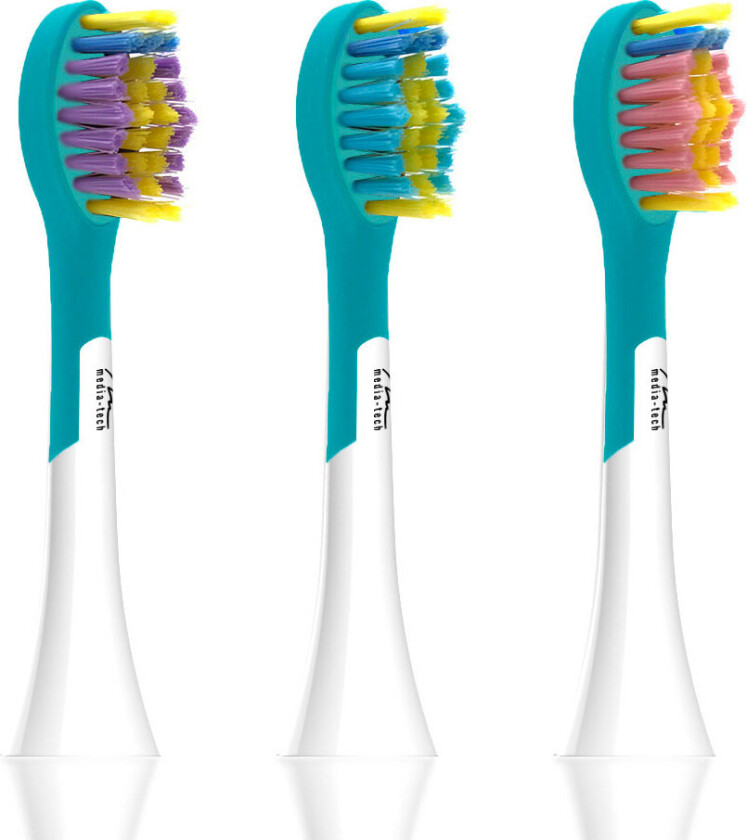 Media-Tech MT6520 Pro tannbørstehoder - 3pk